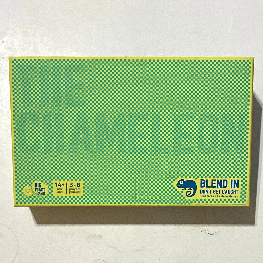 The Chameleon Board Game Big Potato Complete Social Deduction Party Game 3-8